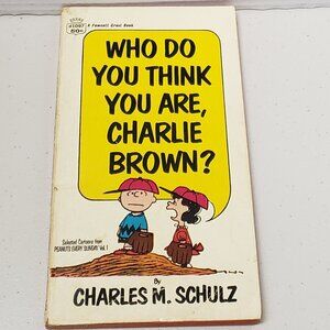 Peanuts Book Who Do You Think You Are, Charlie Brown?